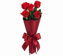 Букет 5 Красных роз Эдлесс Лав в Сузуне