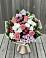 Букет цветов из: Альстромерии, Гвоздики, Розы и Хризантемы в Сузуне