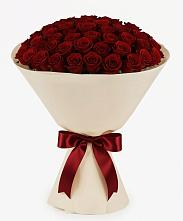 Букет 101 Бордовая роза Блэк Бакарра в Сузуне