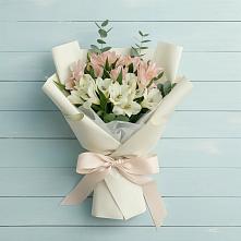 Букет цветов из:  Альстромерии в Сузуне