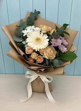Букет цветов из:  Герберы и Хризантемы в Сузуне